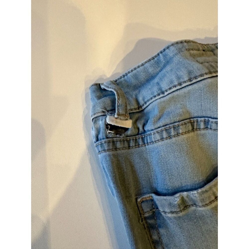 Garage Womens Highwaist Straight Jeans Sz7 26 waist Light Wash Flawed Gem READ - Picture 5 of 12